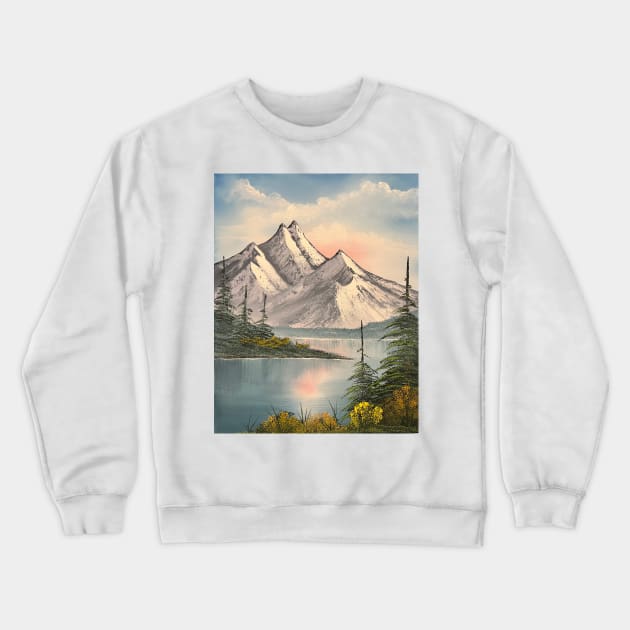 Lake by Mountain Crewneck Sweatshirt by J&S mason